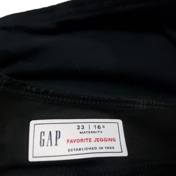 Gap Jeans Size 33 /16 Short Women's Gap Favorite Jegging Maternity Jeans Stretch - Picture 5 of 6